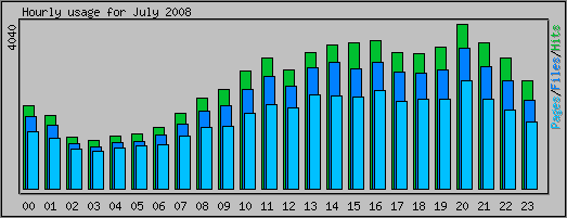 Hourly usage