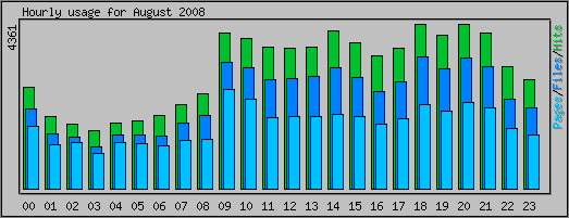 Hourly usage