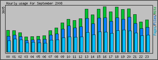 Hourly usage