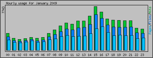 Hourly usage