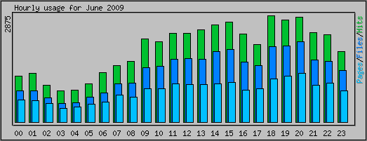 Hourly usage