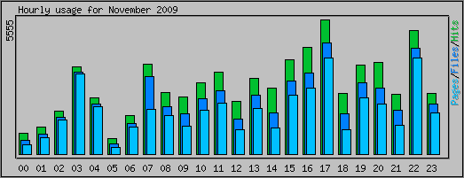 Hourly usage