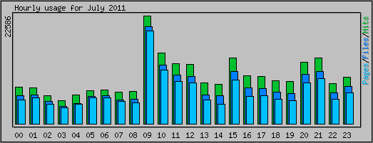 Hourly usage