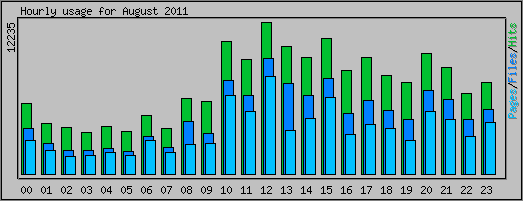 Hourly usage