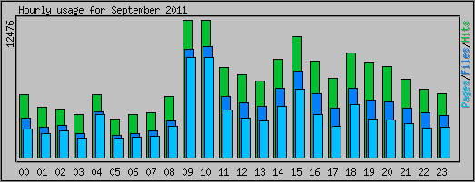 Hourly usage