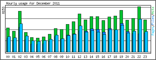 Hourly usage